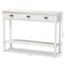 Baxton Studio Garvey French Provincial White Finished Wood 3-Drawer Entryway Console Table 179-11330-Zoro - alternate 5